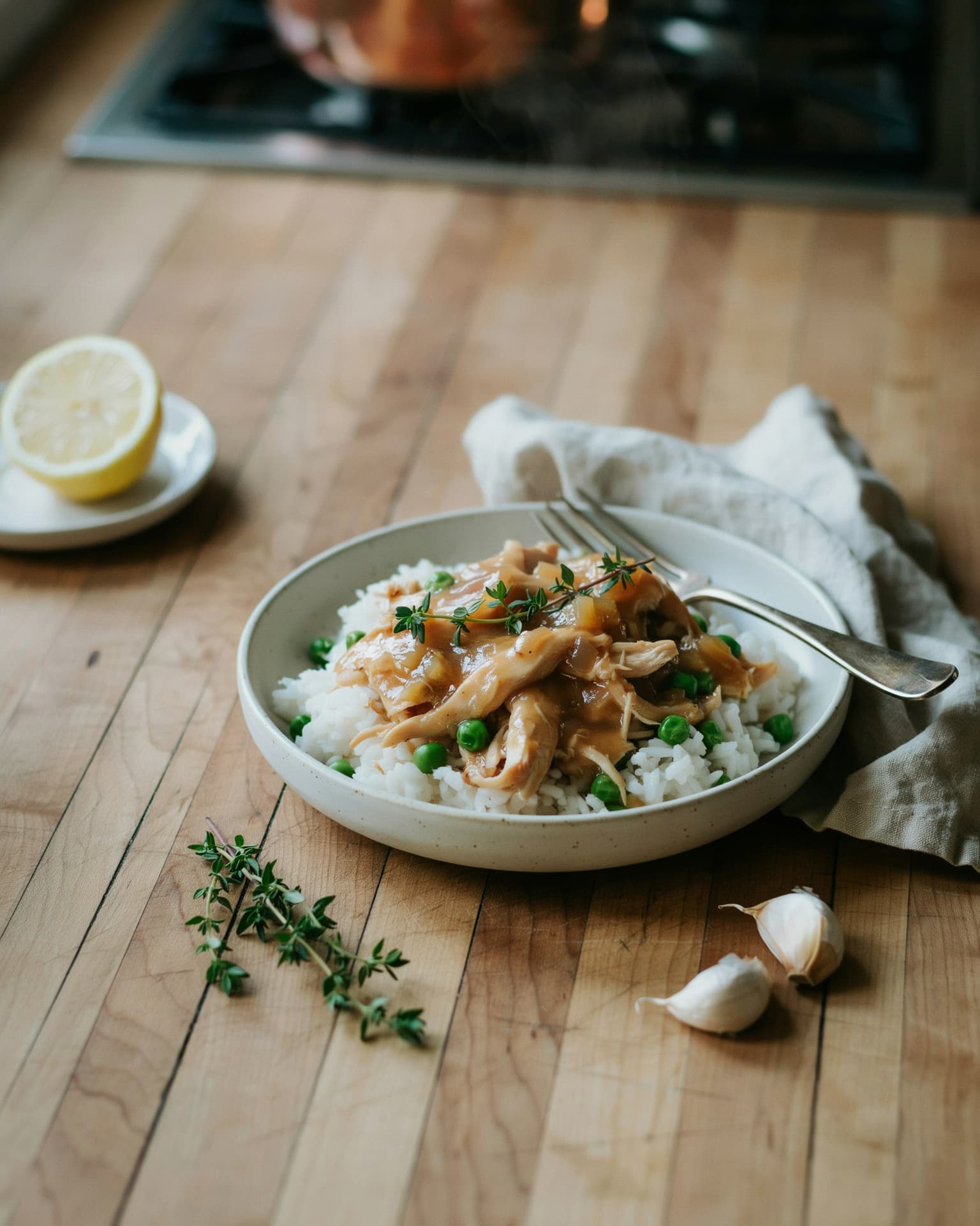 2-Quart Slow Cooker Chicken and Gravy for Two