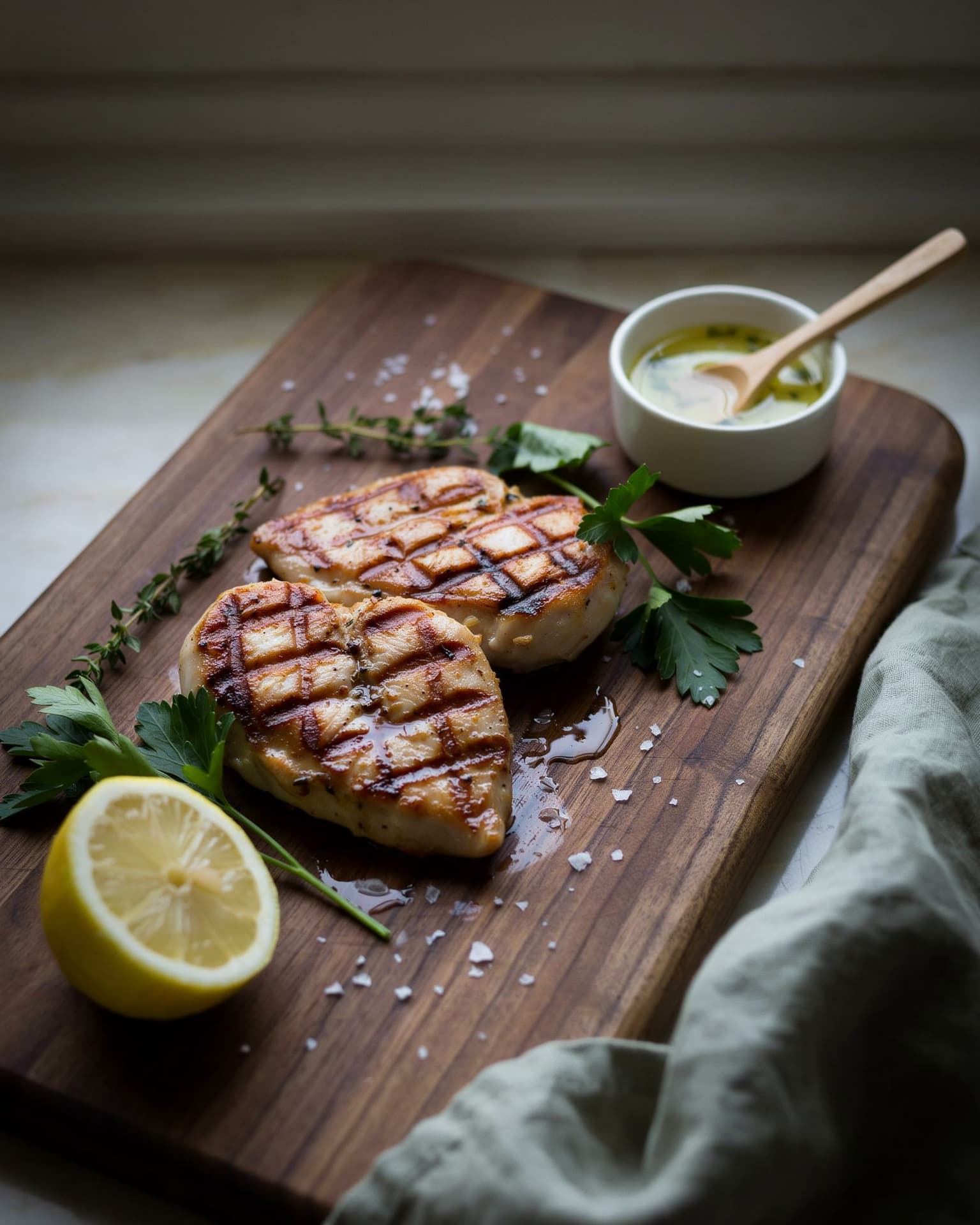25-Minute Pan-Seared Chicken with Herb-Butter Pan Sauce for Two